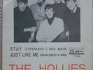 THE HOLLIES 1964 Stay British Invasion RARE 7” P/S 45 Single BRAZIL