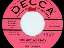 YOU GOT ME CRAZY - Lew Conetta, 1956, Promo, Rare Soul