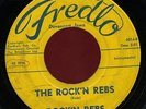 ROCK'N REBS.THE ROCK'N REBS/GRANDPA TWIST.45.RARE IOWA GUITAR ROCK. HEAR
