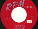 Arthur Lee Maye & The Crowns on RPM --LOVE ME ALWAYS-- r&b doo wop 45 | LISTEN