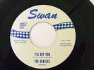 RARE BEATLES SWAN 4152   45 W/ BLUE PRINT   ORIGINAL 