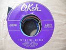 SCREAMIN' JAY HAWKINS KILLER R&B 45 OKEH 7072 HEAR IT I PUT A SPELL ON U