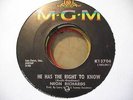 NEON RICHARDSON GREAT NORTHERN 45 MGM 13706 HEAR IT HE HAS THE RIGHT TO KNOW