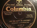 BURNETT & RUTHERFORD COLUMBIA 15187 COUNTRY 78 RPM RECORD E-