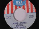BOBBY JONES: Beware A Stranger / Check Me Out 45 (sm wol, Chicago northern rari