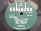 CLIFF RICHARD AND THE SHADOWS TRAVELLIN' LIGHT RARE 78 RPM RECORD 1963