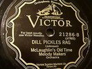 McLaughlin's Melody Makers-Victor 21286 (Memphis 1928) Dill Pickles Rag