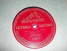 ADELINA PATTI VICTOR 78 RPM RECORD 95031 ROBIN ADAIR ETCHED SIGNATURE