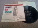 NEVER ON A SUNDAY ULP1008 ORIGINAL SOUND TRACK LP RECORD VINYL EX/VG 36