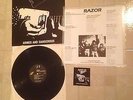 RAZOR Armed and Dangerous ORIG  1984 Voice Records Mini LP + PATCH  RARE METAL
