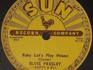 original 78 rpm SUN 217   ELVIS PRESLEY - LABEL ONLY  extremly rare UNIQUE