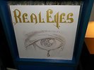 REAL EYES LP Obscure Rock Private Pressing w/Large Poetry Book 1981 Sealed Vinyl