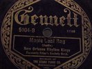 1920s BLACK NEW ORLEANS:JOPLIN:MAPLE LEAF RAG:NEW ORLEANS RHYTHM KINGS GENNETT