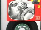 *JOHNNY HALLYDAY*CHEVALIERS DU CIEL*RARE FRENCH 45*POCHETTE CARTON*CODE L*ISLAND