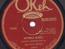 Okeh 8496 Louis Armstrong Hot Seven KEYHOLE BLUES/MELACHOLY BLUES  1928 E+