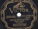 Victor 21360 Blind Alfred Reed WHY DO YOU BOB YOUR HAIR GIRLS? nice E copy