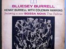KENNY BURRELL w/COLEMAN HAWKINS BLUESEY RARE ORIG '61 MOODSVILLE STEREO LP RVG