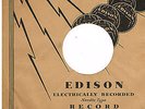 EDISON NEEDLE CUT RECORDS - RARE RECORD SLEEVE FOR 78's