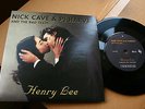 NICK CAVE, PJ HARVEY & THE BAD SEEDS-Henry Lee-/UK ’96 MUTE (MUTE 189) 7” MINT