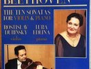 Dubinsky violin Edlina piano  Beethoven 10 Sonatas  Chandos DBRD 4006 LP box