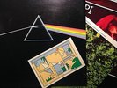 PINK FLOYD THE DARK SIDE OF THE MOON ITALY LP - 1st PRESSING W/POSTERS / STICKER