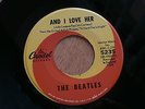 BEATLES AND I LOVE HER IF I FELL CAPITOL 5235  POP 45