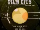ROD ROGERS beatle boys / it's shindig 45 FILM CITY - rodd keith SONG POEM - HEAR