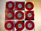 MICHAEL JACKSON 9 Singles Pack RED VINYL 7