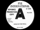 The Packers, Hole In The Wall, pye international, promo, rare northern soul VG+