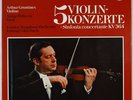 PHILIPS ED.1 MOZART ARTHUR GRUMIAUX 5 VIOLIN CONCERTOS 3 LP STEREO 6747308 NM