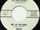 Toni Dee FEMALE ROCKABILLY 45 June July and August on Forpart Label HEAR IT #CC7