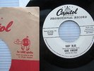 GENE VINCENT Baby Blue / True to You WHITE LABEL PROMO Rockabilly 45 F3959 CC45