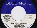 BOBBY HUTCHERSON Rain Every Thursday FAT DRUM BREAK funk *M-* 45 jazz BLUE NOTE