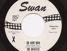 BEATLES  Sie Liebt Dich / I'll Get You  Original wlp Promo 45 on Swan  Listen