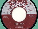 J.B. LENORE Fine Girls / I Lost My Baby 45rpm Parrot 1955 Chicago blues