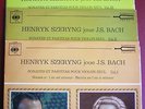 BACH, SONATAS & PARTITAS FOR VIOLIN SOLO,HENRYK SZERYNG,CBS,3 LP,MADE IN FRANCE