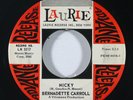 Teener/Pop 45 BERNADETTE CARROLL Nicky/All The Way Home I Cried on Laurie promo