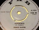 PRINCE BUSTER HYPOCRITE / NEW DANCE FAB RARE SKINHEAD HEAR