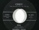 Doo Wop 45 FRANKIE VALLE & THE ROMANS Real/Come Si Bella on Cindy