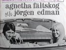 ABBA -RARE  AGNETHA FÄLTSKOG / JÖRGEN EDMAN - SJUNG DENNA SÅNG CUPOL CS 239