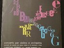 BERG CONCERTO VIOLINO E PIANO FERRAS BARBIZET RARE QALP ED1 FIRST PRESS ITALY