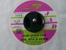 Rare Promo 45 Bob, Rita and Peter ^ Bob Marley ^ Bend Down Low ^ Mellow Mood JAD