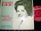 BRENDA LEE, SPEAK TO ME PRETTY, ORIG UK R 'N' R 45 RPM EP