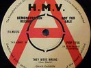 RARE DEMO CHAD CARSON JOE MEEK THEY WERE WRONG 1963 HMV 45 EX/EX
