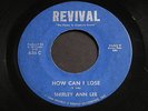 Shirley Ann Lee   How Can I Lose   Revival Detroit black gospel rocker 45 HEAR