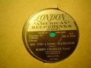 BOBBY CHARLES-SEE YOU LATER ALLIGATOR- UK LONDON 78 RPM-NR EX CONDITION