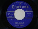 Johnny Powers+His Rockets 45 HONEY, LET'S GO / YOUR LOVE   Fortune 199 VG to VG+