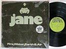 JANE ?– Fire, Water, Earth & Air  LP  BRAIN GREEN 1084  Klappcover Gatefold
