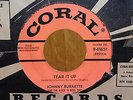 45 RPM Johnny Burnette Trio CORAL 61651 Tear It Up  ROCKABILLY
