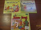 VINT WALT DISNEY ROBIN HOOD  WINNIE POOH ILLUSTRATED BOOK  LP RECORD ALBUM 1973